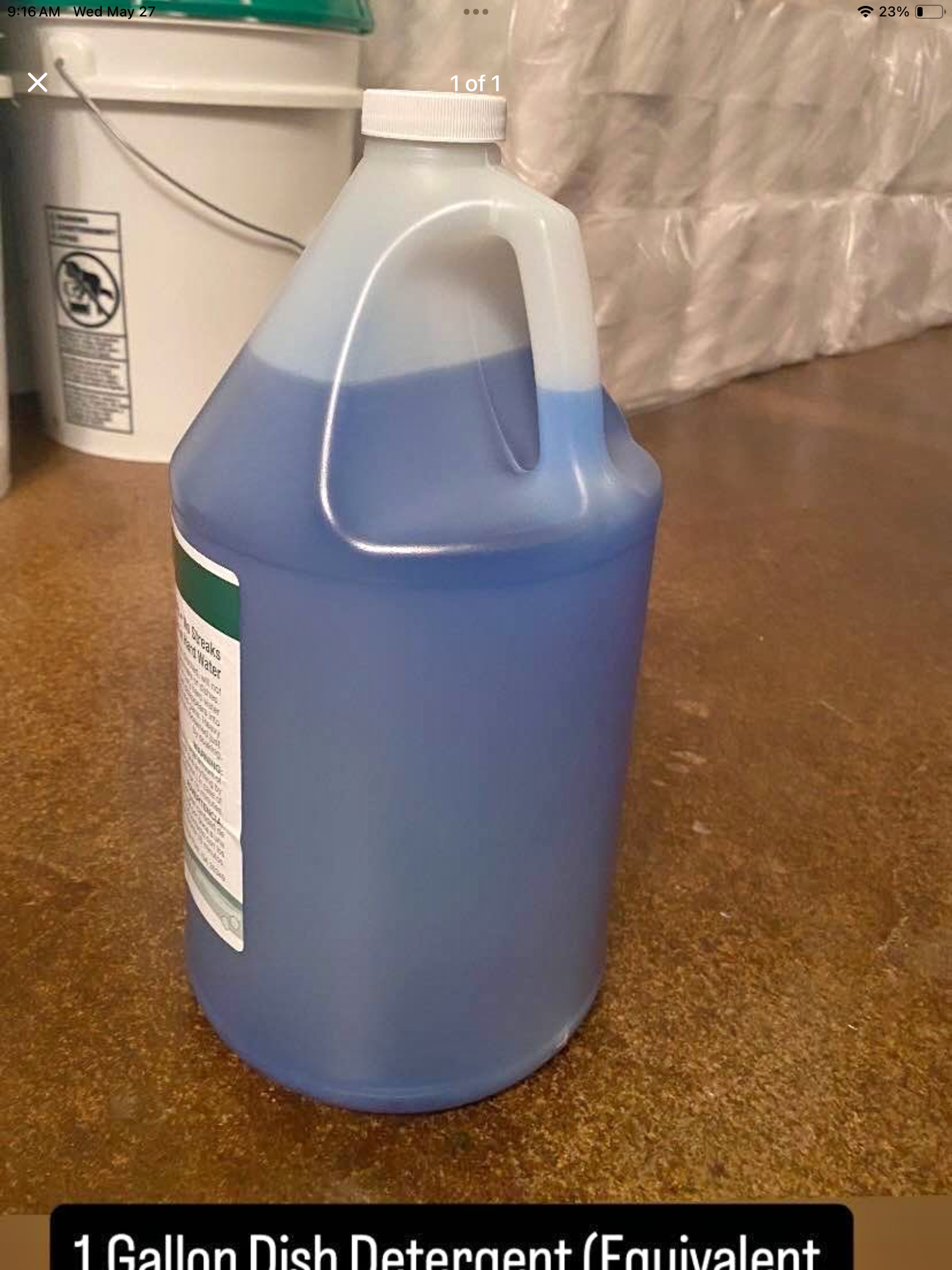 Dish Liquid Wash - 1 Gallon